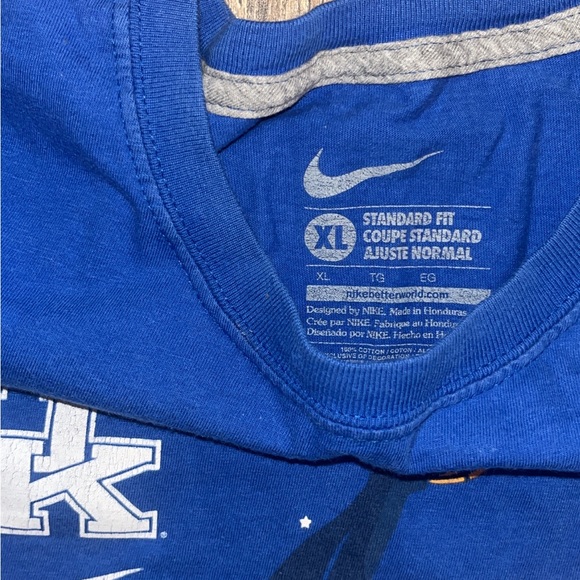 Kentucky Wildcats 2012 National Championship Nike Blue Basketball T-Shirt (XL) - Picture 2 of 2